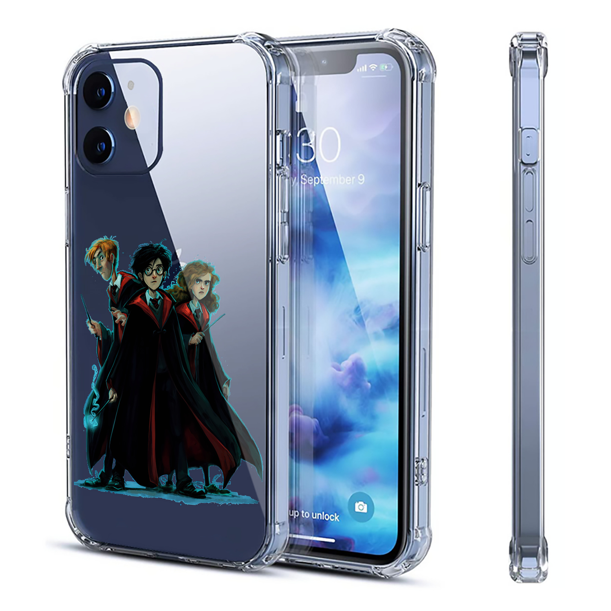 （画像用） Harry Potter ハリー・ポッターシリーズ 【iPhone 12シリーズ対応】透明スマホケース（クリアソフトケース）